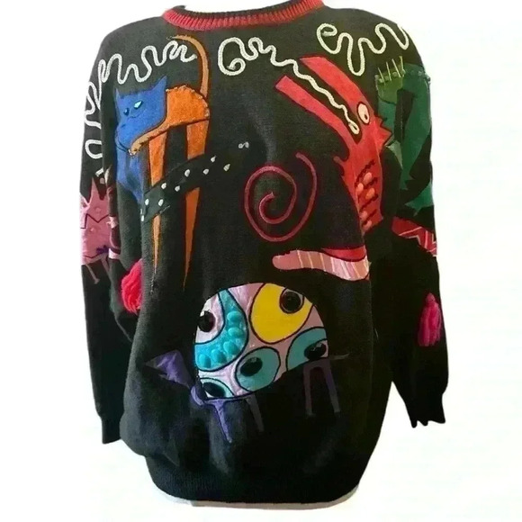 Beetlejuice inspired 80’s sweater